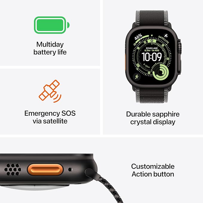 Watch Ultra 3 [GPS + Cellular 49mm] Running & Multisport Smartwatch